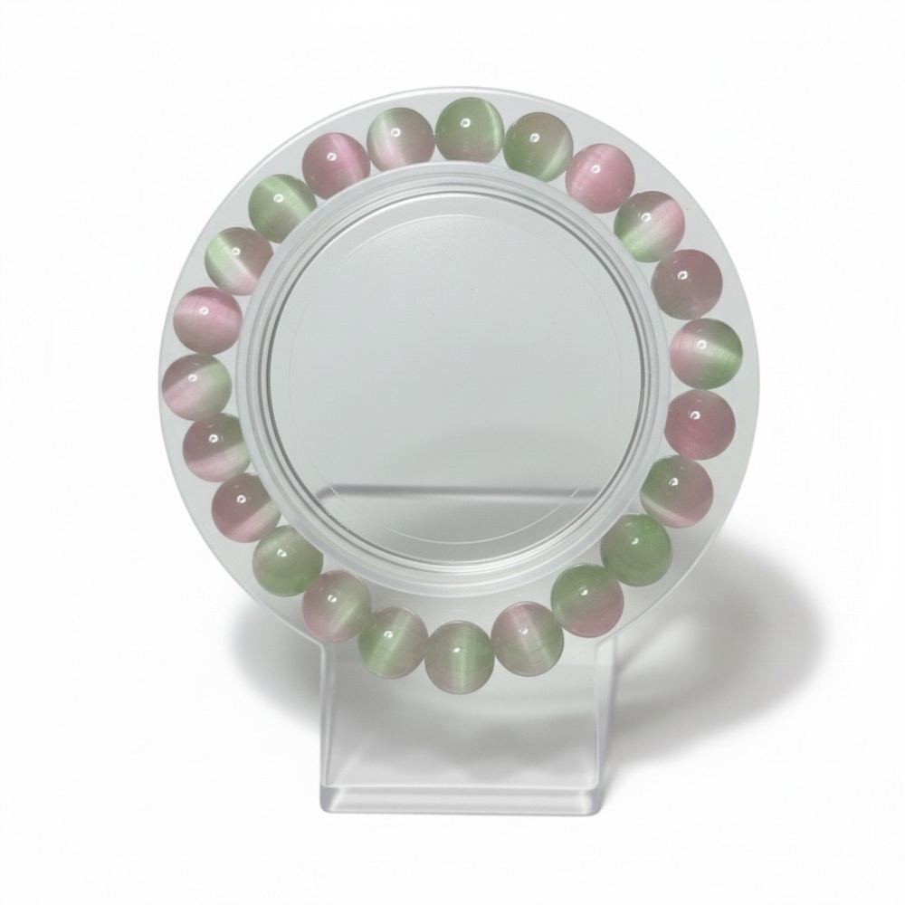 8mm Watermelon Selenite Bracelet